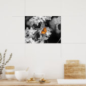 American Lady Butterfly on Blossom Poster (Küche)