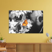 American Lady Butterfly Stretched Canvas Print Leinwanddruck (Insitu (Wohnzimmer))
