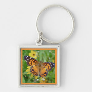 American Lady Butterfly - Vanessa virginiensis Schlüsselanhänger