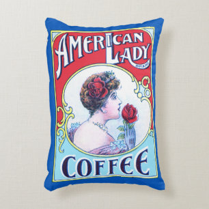 American Lady Coffee Dekokissen