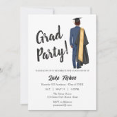 American Leavers Abschluss Gown & Cap Einladung (Vorderseite)