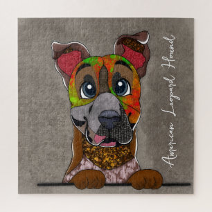 American Leopard Hound hässlich gegenüber Jigsaw P Puzzle