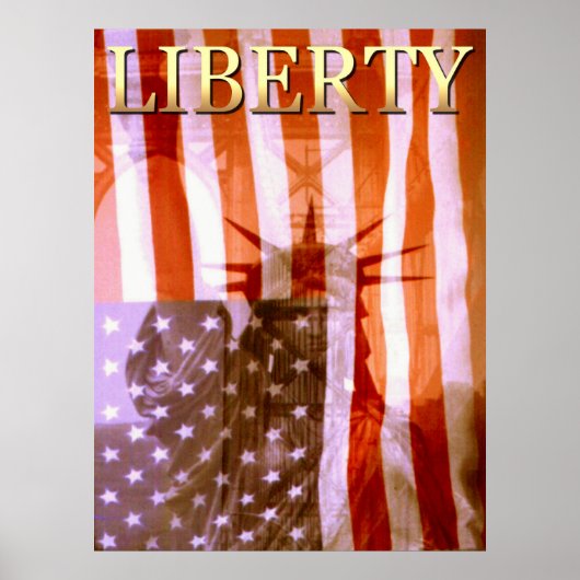 American Liberty Collage - Foto Art Poster (Vorne)