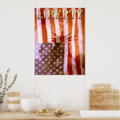 American Liberty Collage - Foto Art Poster (Küche)