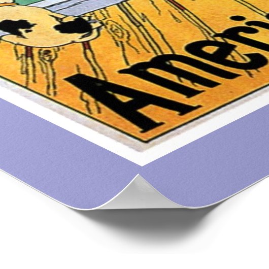 American Line Poster (Ecke)