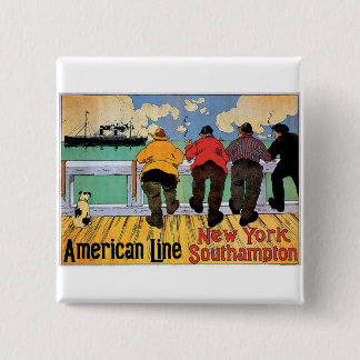 American Line Poster Button