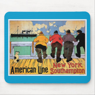 American Line Poster Mousepad