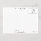 American Line Postkarte (Rückseite)