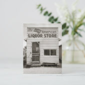 American Liquor Store, 1943 Postkarte (Stehend Vorderseite)