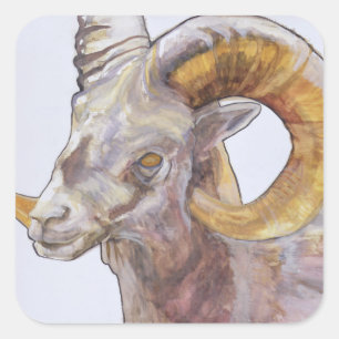 American Long Horn 2004 Quadratischer Aufkleber