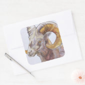 American Long Horn 2004 Quadratischer Aufkleber (Umschlag)