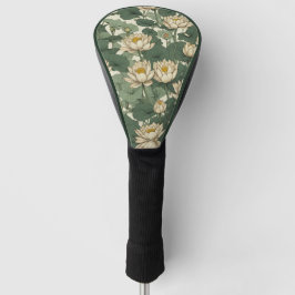 American Lotus Blume Muster Golf Headcover