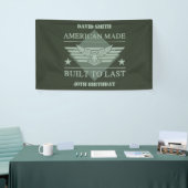 American Made 40. Geburtstag Banner (Messeveranstaltung)