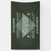 American Made 40. Geburtstag Banner (Vertikal)