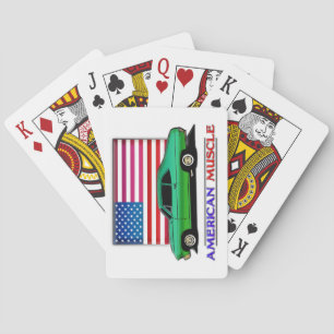 American Made 70er Muscle Car Playing Cards Spielkarten