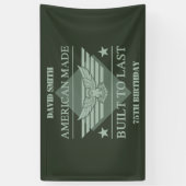 American Made 75. Geburtstag Banner (Vertikal)