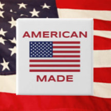 American Made Button - Stolz Geboren in den USA