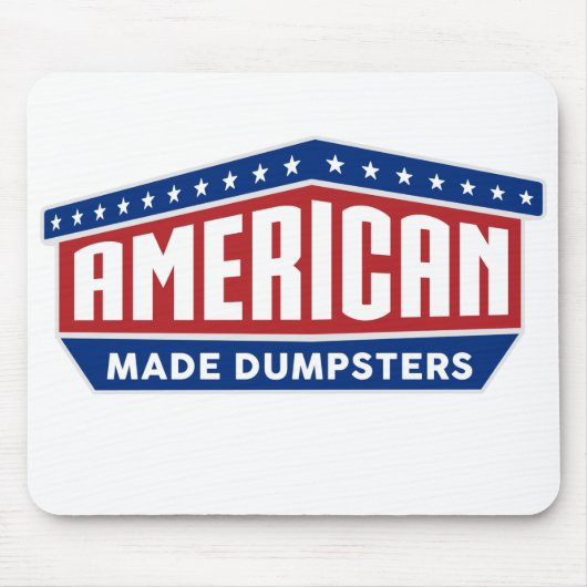 American Made Dumpsters Mouse Pad Mousepad (Vorne)