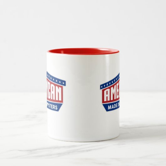 American Made Dumpsters Tasse (zwei Tone) (Mittel)