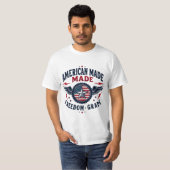 American Made Freedom Grade Patriotic T-Shirt (Vorne ganz)