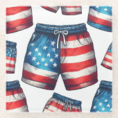 American Made Glasuntersetzer (Vorderseite)