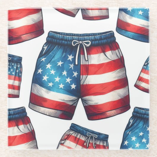 American Made Glasuntersetzer (Vorderseite)