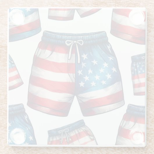 American Made Glasuntersetzer (Rückseite)