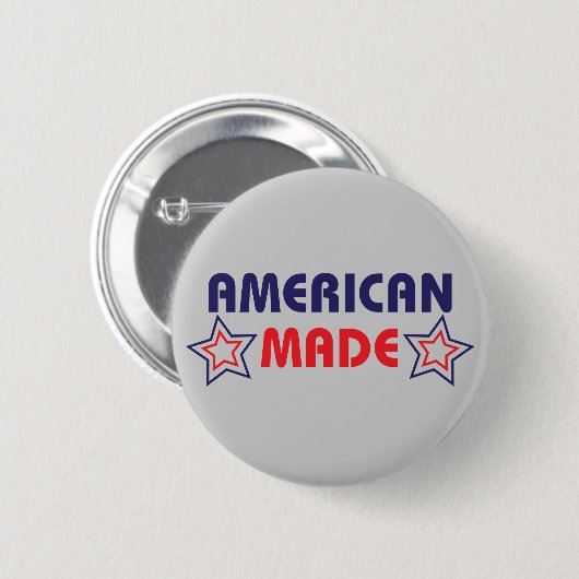 American Made Gray Button (Vorne & Hinten)
