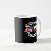 American Made Polska Parts Solidarność Polnische F Kaffeetasse (VorderseiteRechts)