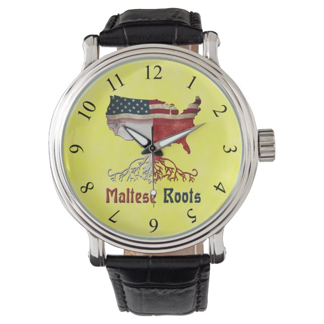 American Maltese Roots Watch Armbanduhr (Vorderseite)