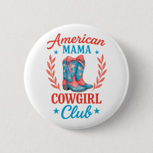 American Mama Cowgirl Club Stiefel Button