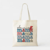 American Mama Tragetasche (Rückseite)