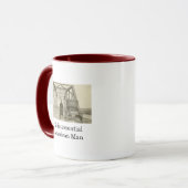 American Man Real Foto Kaffee Tasse (Vorderseite Links)