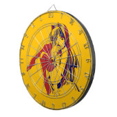 American Manga Neko Catgirl Kawaii Anime Dartscheibe (Vorderseite rechts)