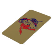 American Manga Neko Catgirl Kawaii Anime Magnet (Linke Seite)