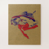 American Manga Neko Catgirl Kawaii Anime Puzzle (Vertikal)