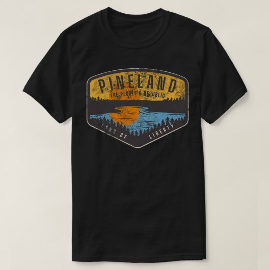 American Marauder Pineland Camping Premium T-Shirt (Design vorne)