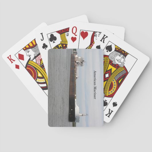 American Mariner spielt Karten Spielkarten (Rückseite)