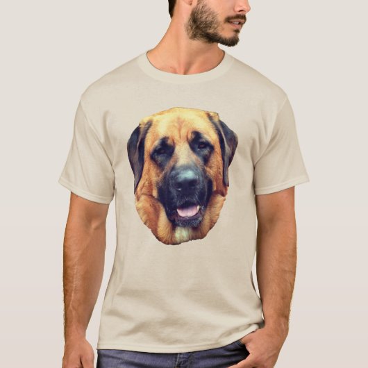 American Mastiff Dog Face T-Shirt (Vorderseite)