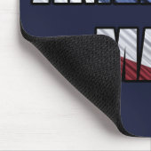 American Mathe Patriotic Red White and Blue US Fla Mousepad (Ecke)