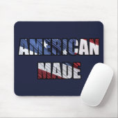 American Mathe Patriotic Red White and Blue US Fla Mousepad (Mit Mouse)