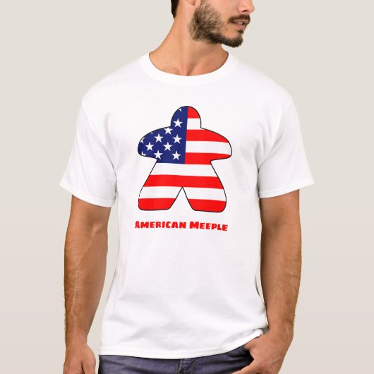 American Meeple Mens Shirt (Vorderseite)