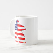 American Meeple Tasse (Vorderseite Links)