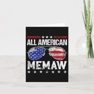 American Memaw 4. Juli Familie Matching Sungles Karte