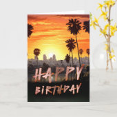 American Men Birthday Card Karte (Gelbe Blume)