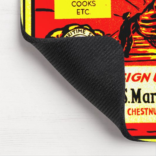 American Merchant Marine-Enroll heute Spielkarte Mousepad (Ecke)