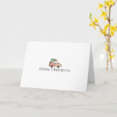 American Merry Christmas Card Karte (Gelbe Blume)