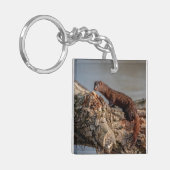 American Mink Schlüsselanhänger (Vorderseite links)