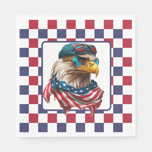American Modern Eagle Serviette (Vorderseite)
