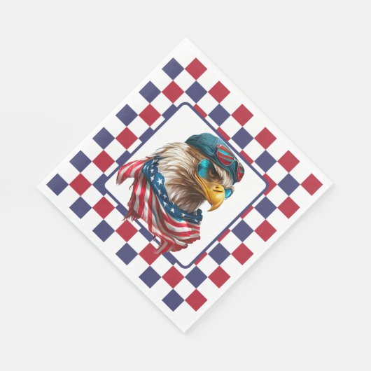 American Modern Eagle Serviette (Ecke)